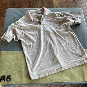 Galaxy By Harvic Heather Gray Polo Shirt